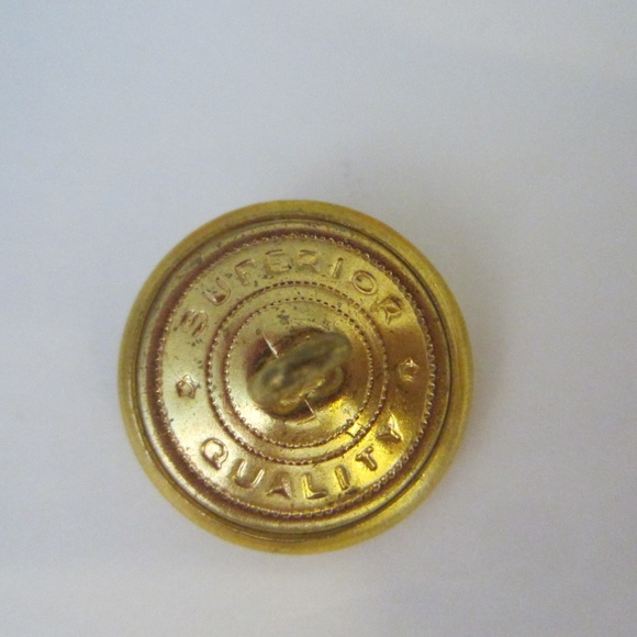 Brass American Waterbury Button Co Conn E Pluribus Unum Superior Buttons - Picture 5 of 12